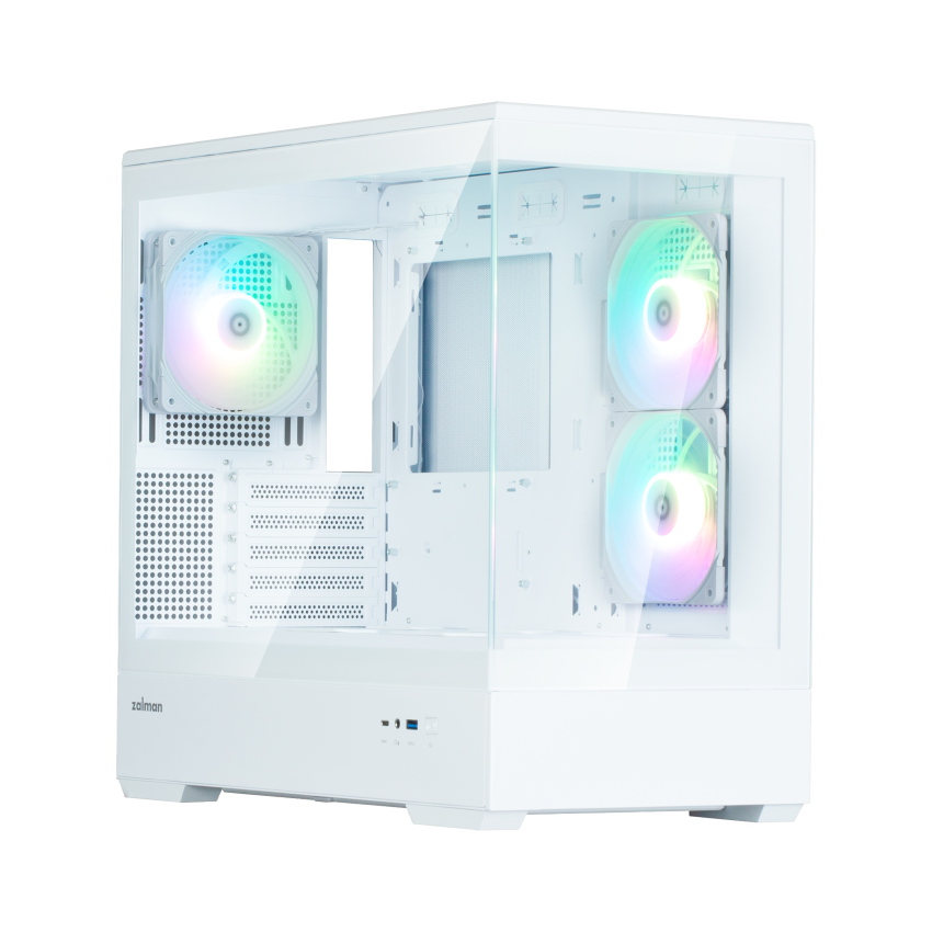 【大特価セール】Core i7 新品ケース採用 ゲーミングPCフルセット！429 6500X ミッドタワー デュアルチャンバー PC ケース - ホワイト/Satin